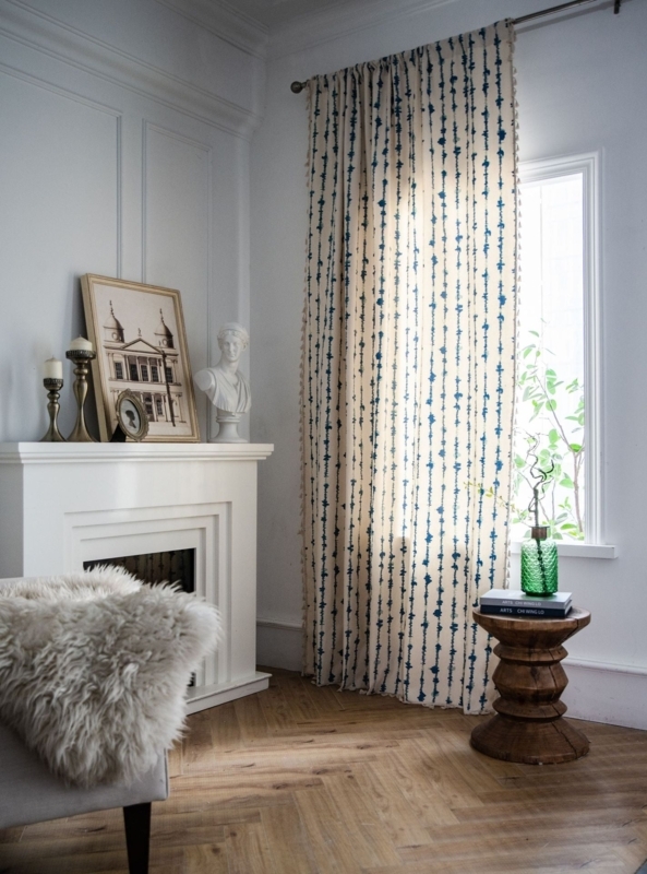 Layered Window Treatments Balloon Silhouette Shades Tassel Drapes