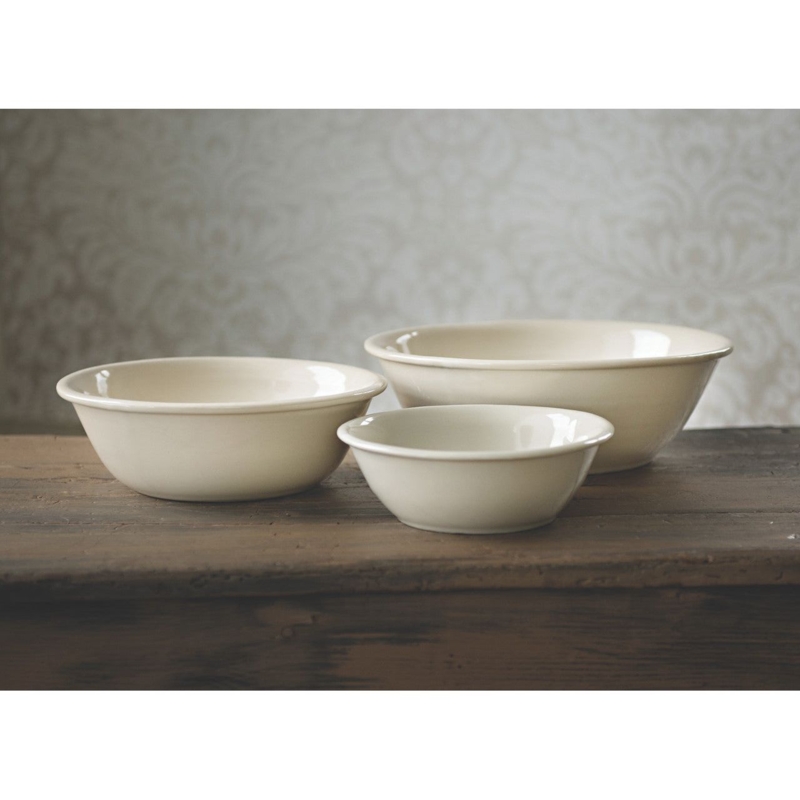 Matte Charcoal Nesting Bowl Set with Organic Irregular Rims