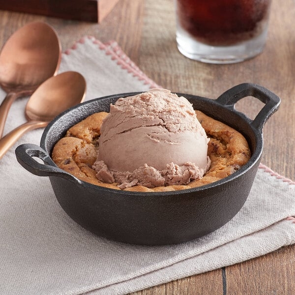 Mini Cast Iron Serving Bowl, Integrated Loop Handles, Appetizer Server