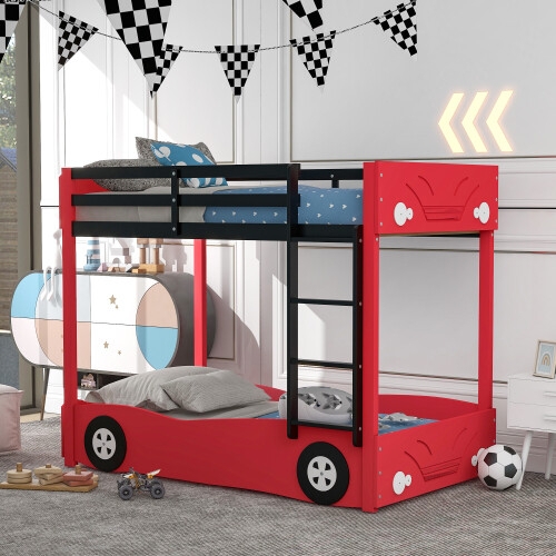 Novelty Car Shaped Bed Platform Frame For Kids Room