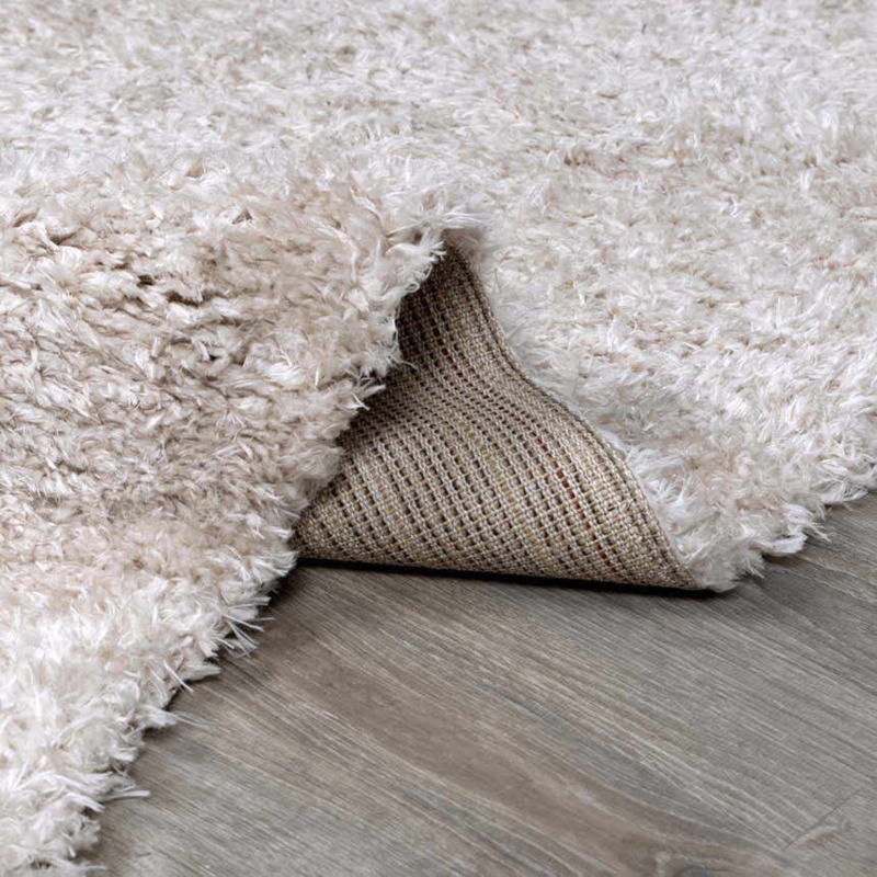 Oatmeal Shag Area Rug Organic Modern Earthy Tones Interior Design