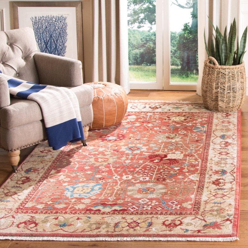 Persian Area Rug Medallion Field Classic Style