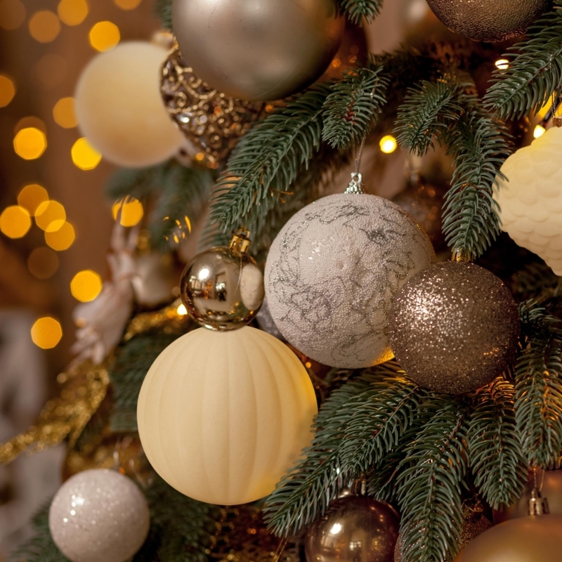 Ribbed Velvet Christmas Ornaments Ribbon Loops