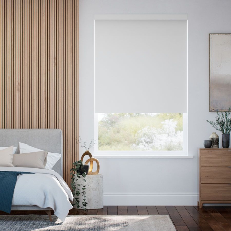 Roller Shade Vinyl Like Off White Blackout Vinyl Window Blinds