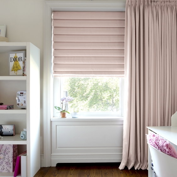 Roman Shades Woven Texture Classic Fold Home Office Decor