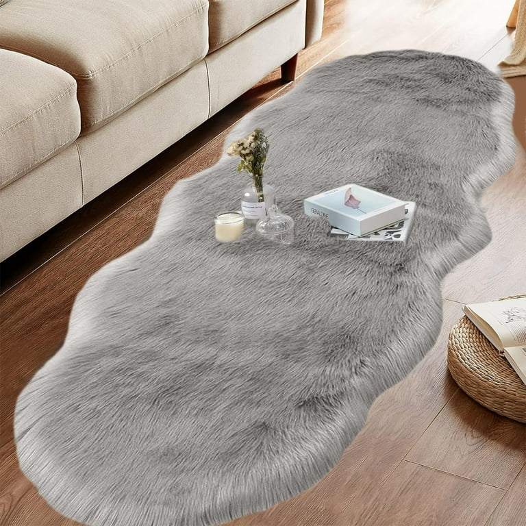 Runner Rug Cobalt Blue Faux Fur Shag Vibrant Cobalt Blue Bedroom Runner