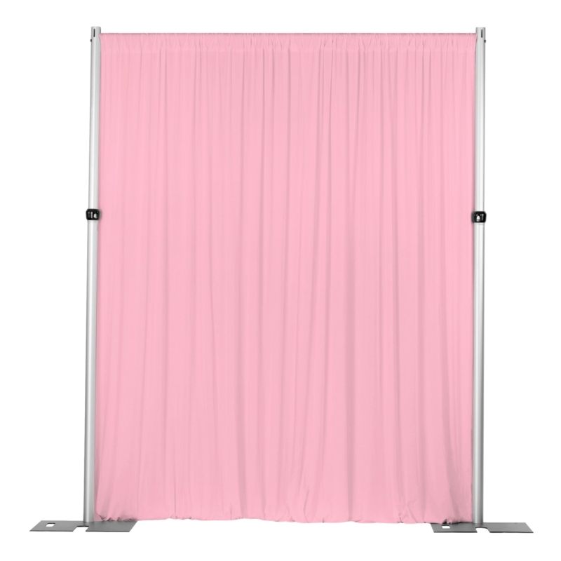 Seamless Spandex Drape, 14ft Height, Wrinkle Resistant, Pink Wedding Backdrop Drape