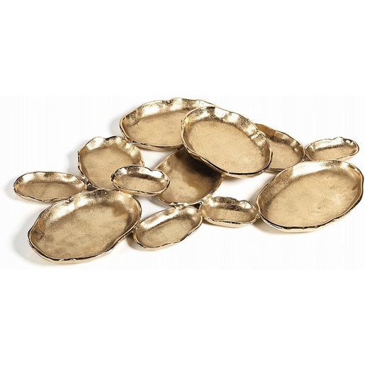 Serving Bowl Cluster, Twelve Bowl Design, Organic Oval, Clustered Set