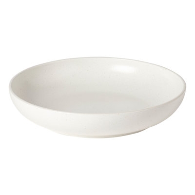 Serving Bowl Dusty Blue Matte Thick Rim Low Profile