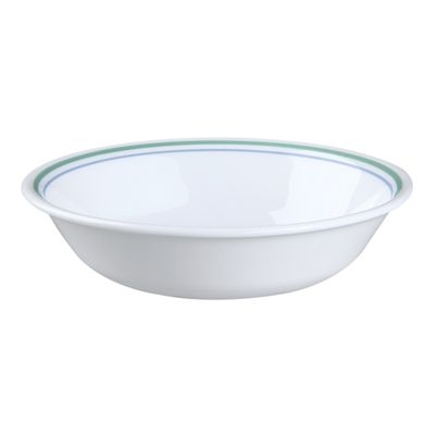 Serving Bowl Floral Vine Border Ceramic, Cottage Style