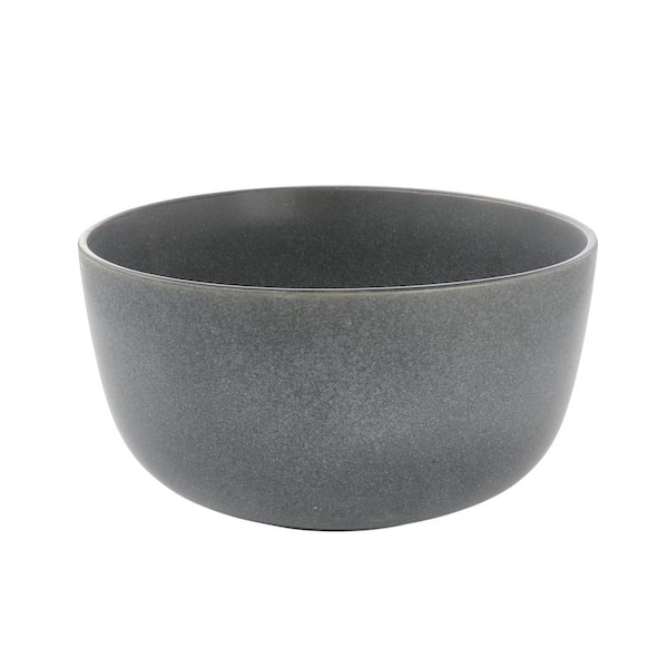 Serving Bowl High Walls Truffle Gray Stoneware Deep Serveware