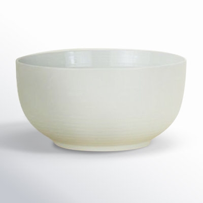 Serving Bowl Shallow Ceramic Matte Wide Profile