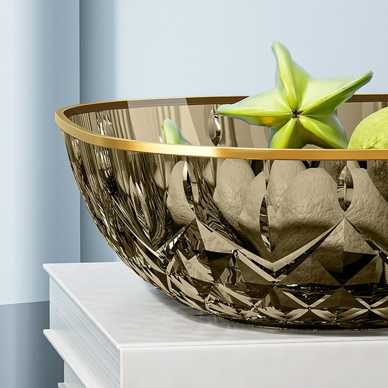 Serving Bowl, Square Silhouette, Wavy Rim, Translucency, Party Bowls