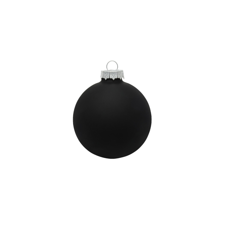 Small Glass Ball Christmas Ornaments Matte Finish Minimalist Decor (70 chars)