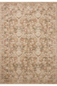 Square Area Rug Vibrant Geometric Painterly Watercolor Texture Multicolor