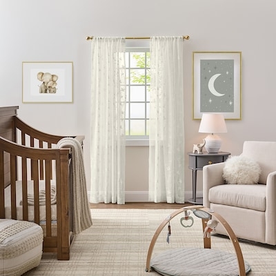 Textured Cream Grommet Curtains for Modern Window Treatment