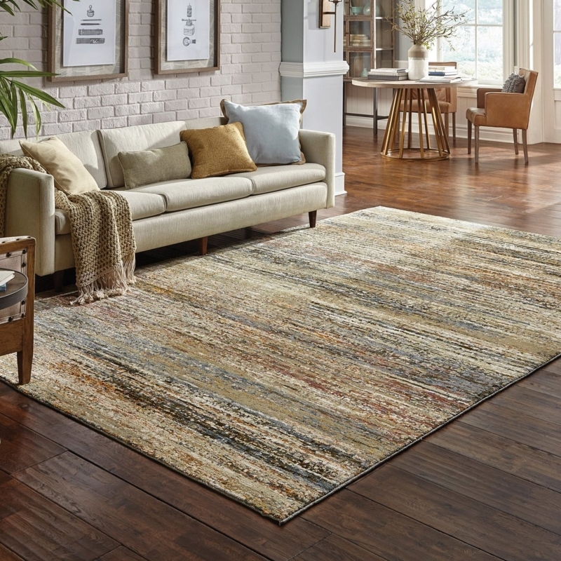 Transitional Area Rug Navy Blue Medallion Pattern Entryway Decor