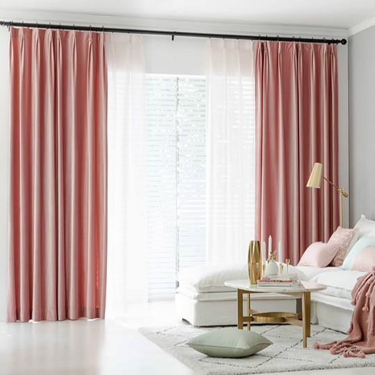 Velvet Curtains with Tailored Folds, Traditional Glam Window Styling Ideas