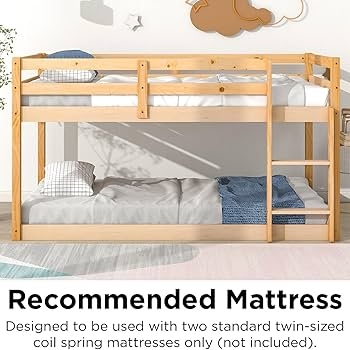 White Floor Bunk Bed with Storage Stairs for Minimalist Spaces