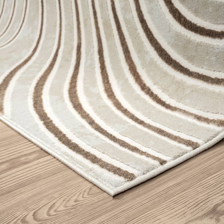Wholesale Abani Glam Mid-Century Beige Cream Arch Area Rug for your store -  Faire
