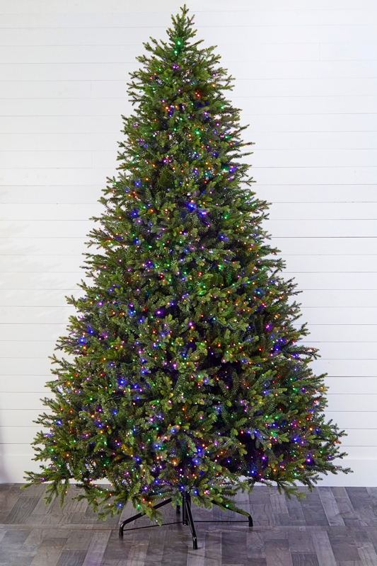 10 Foot Slim Christmas Tree With 3000 Warm Micro Lights