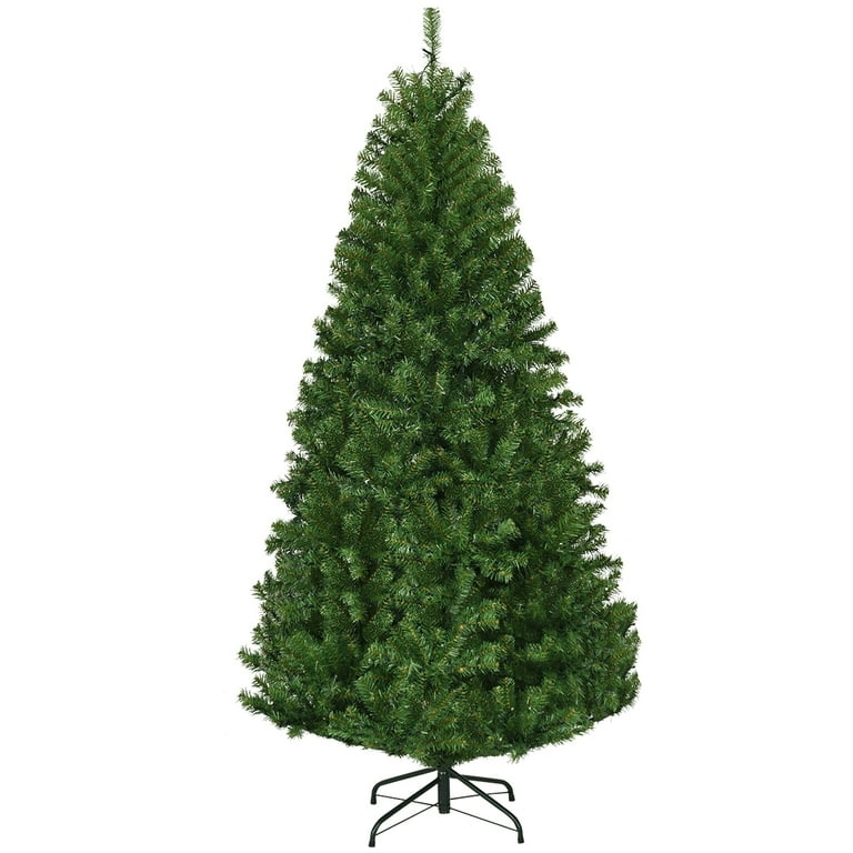 6ft Full Profile Artificial Christmas Tree, Pre-lit LED Lush Foliage