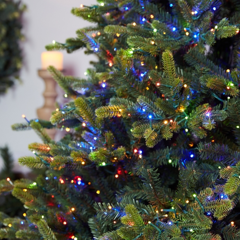 7.5 Foot Pre-Lit Christmas Tree With Integrated Warm LEDs