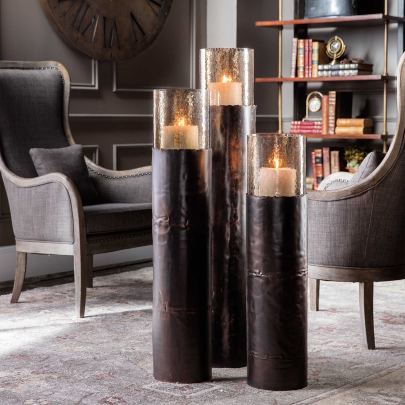 Agira Floor Candle  Small  Exquisite Living