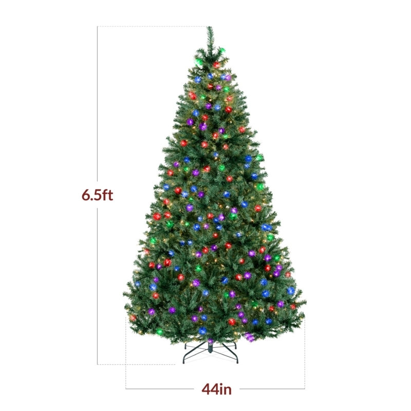 Artificial Christmas Tree 1000 Tips Full Shape Warm White Lights Cozy