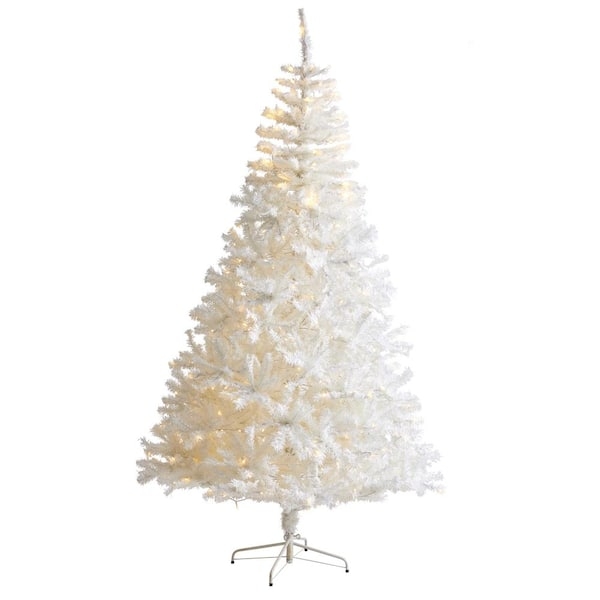 Artificial Christmas Tree 7.5 ft Pre-Lit Full Body 400 Clear LED