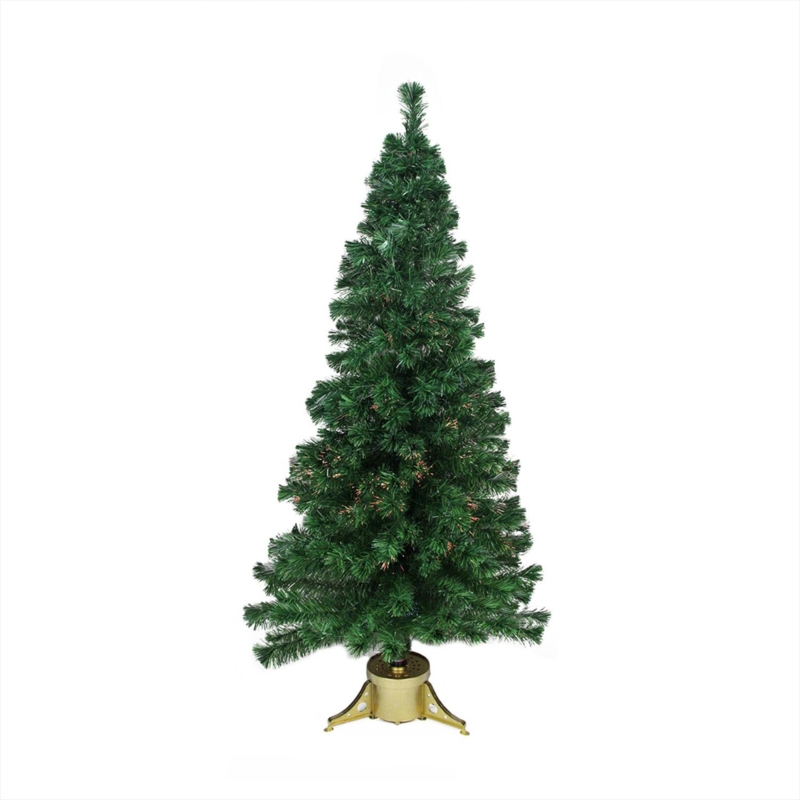 Artificial Christmas Tree 7ft Fiber Optic Color Changing Traditional Style