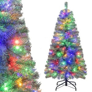 Artificial Christmas Tree 9 Lighting Modes Full Silhouette Pre-Lit