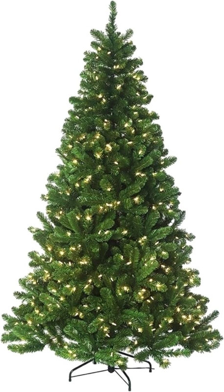 Artificial Christmas Tree Douglas Fir Pre-Lit Multi-Color LEDs