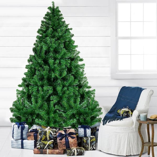 Artificial Christmas Tree PVC Tips Unlit Matte Finish Full Profile Pine