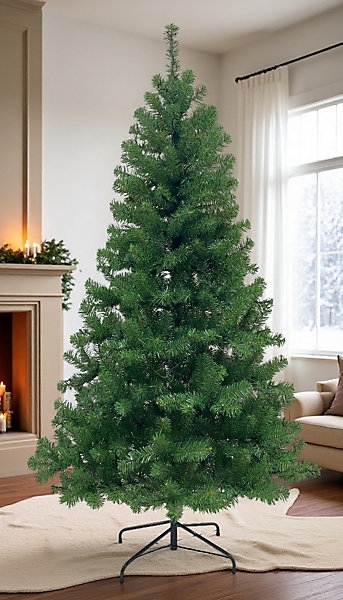 Artificial Christmas Tree Realistic Needle Texture Matte Grand Fir