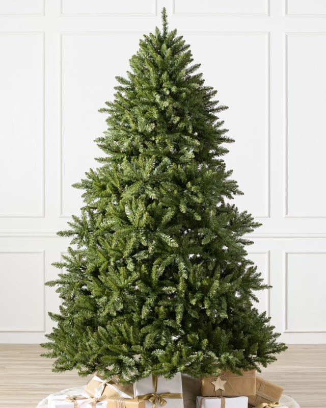 Artificial Christmas Tree Realistic Spruce Profile Unlit Traditional Style