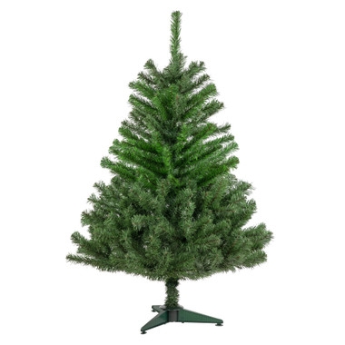 Artificial Christmas Tree, Unlit Classic with Tiered Branches