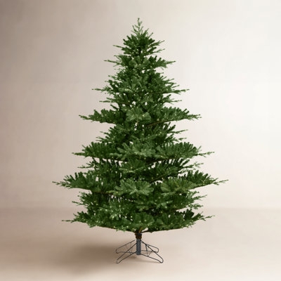 Artificial Fir Tree Full Profile Dense Branches Conical Silhouette