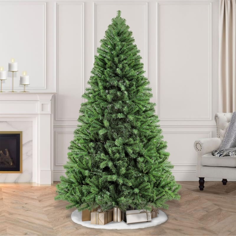Artificial Northern Fir Tree, 7.5ft Full Unlit Conical, Holiday Ready