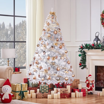 Artificial Spruce Christmas Tree Cashmere Texture Pre-Lit (69 chars)