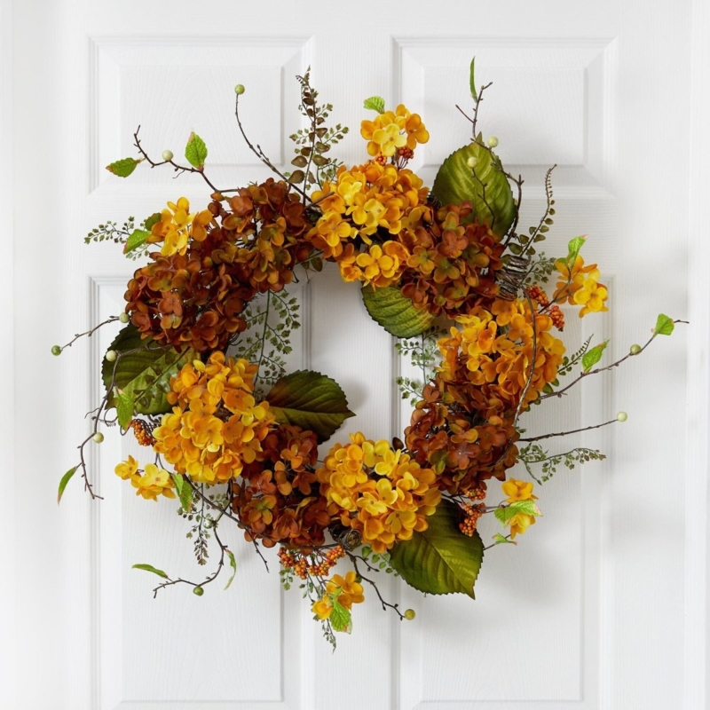 Artificial Wreath, Sage Foliage, Artificial Sage Green Leaf Wreath