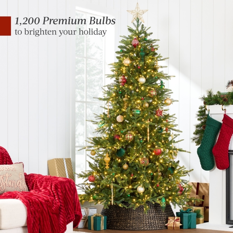 Aspen Style Artificial Christmas Tree Fullness Micro Led Lights