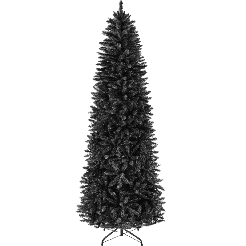 Black Pencil Christmas Tree Space Saving Design Minimalist Style