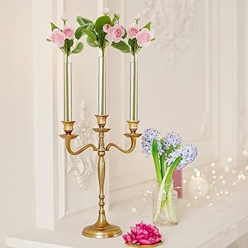 Bud Vase Set in Clear Glass with Assorted Silhouettes & Dual Purpose