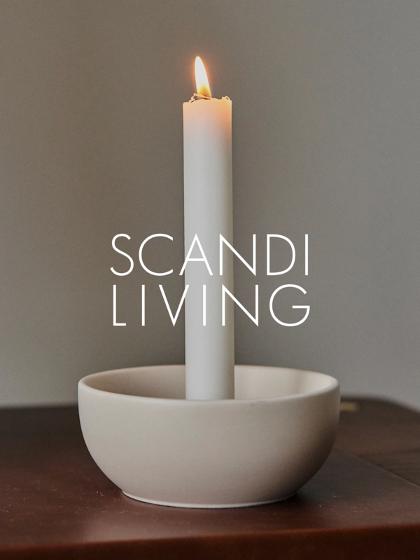 Candle Holder Black Circular Matte Cast Metal 4-Cup