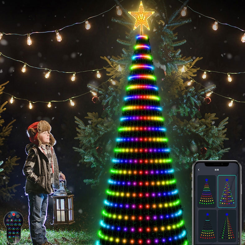Christmas Lights Bluetooth Color Control App Remote Modern