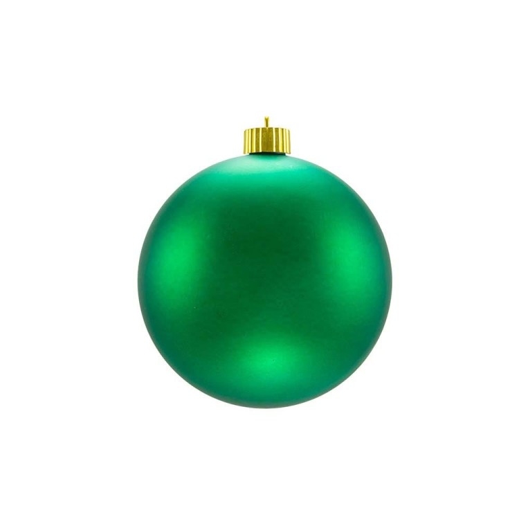 Christmas Ornament: Jumbo 8-Inch Matte Finish Ball, Modern Holiday Styling