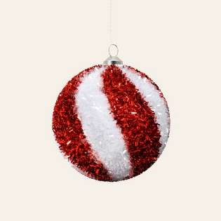 Christmas Ornaments Mixed Material Set, Earthy Holiday Palette