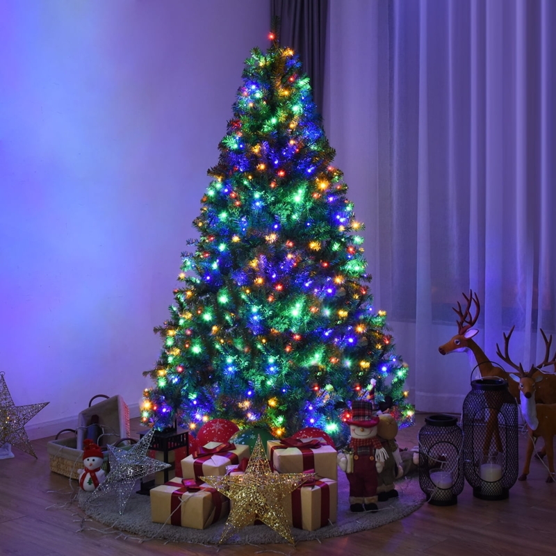 Christmas Tree 6 Ft Dense Profile Pre Lit Warm LED Traditional