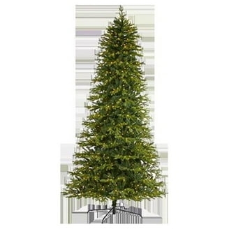 Christmas Tree Full Profile Collapsible Stand Clear Lights Classic